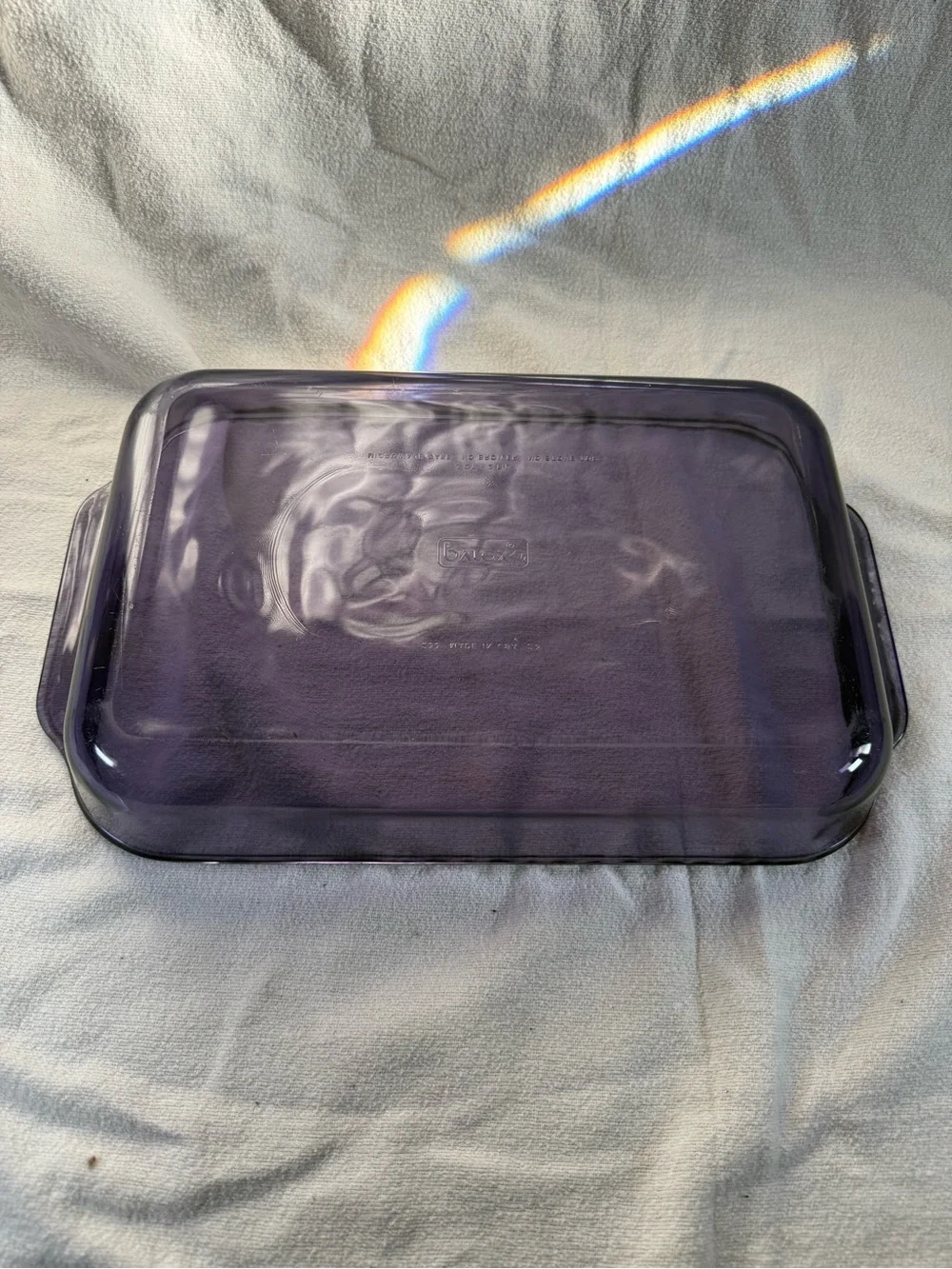 Vintage Pyrex #233 Purple Amethyst 13”x9”x2” 3 Quart Casserole Dish